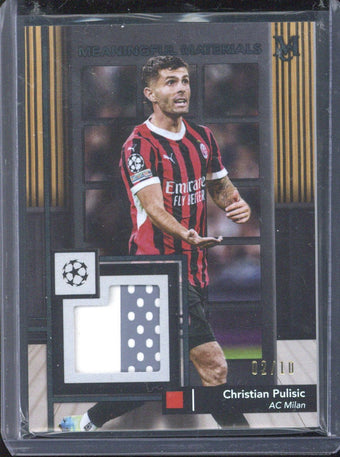 compare product 2024-25 Topps Museum Christian Pulisic Patch /10