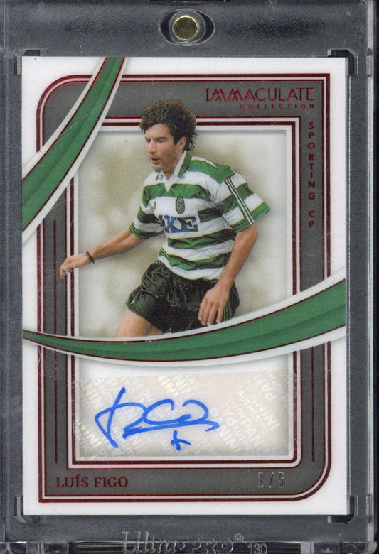 2024-25 Panini Immaculate Luis Figo Autograph /5 #SH-LF