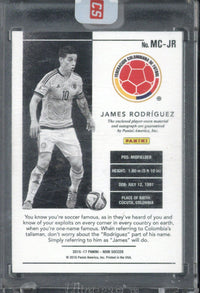 2016-17 Panini Noir James Rodriguez On Card Autograph Patch /25 #MC-JR