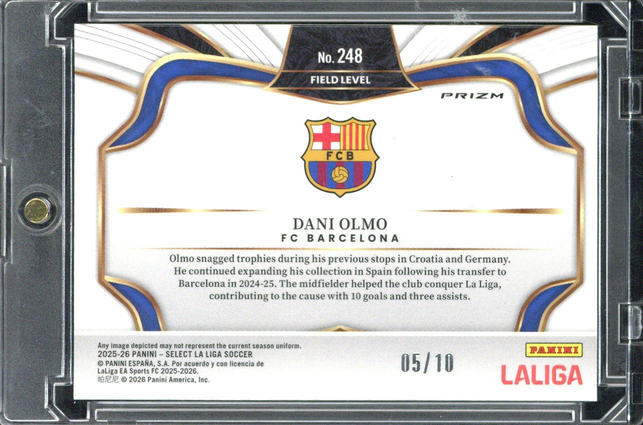 2025-26 Panini Select Dani Olmo Field Level /10 #248