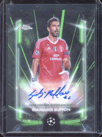 2024-25 Topps Chrome Gianluigi Buffon Autograph /99 Black Lazer