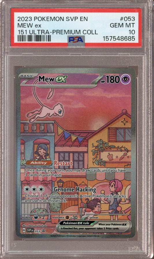 2023 Pokemon SVP EN Mew EX 151 Ultra-Premium Coll #053 PSA 10 - EU