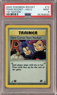 2000 Pokemon Rocket Team Rocket - Holo 1st Edition PSA 9 - EU