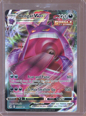 compare product 2021 Pokemon Fusion Strike - Gengar Vmax #157