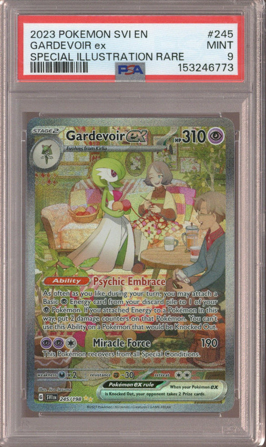 2023 Pokemon SVI Gardevoir EX #245 PSA 9 - EU