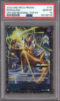 2023 One Piece Promo Borsalino Top 64 #114 PSA 10 - EU