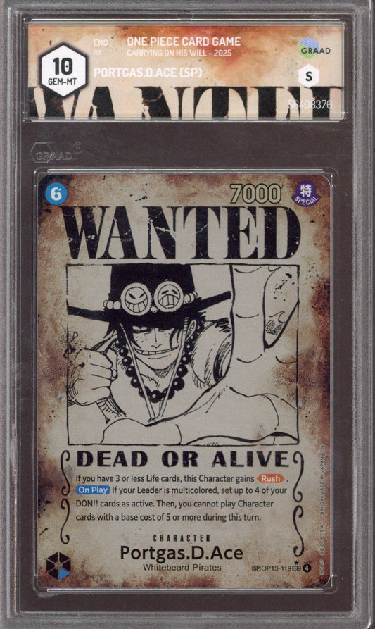 2025 One Piece Portgas.D.ace SP Graad 10 - EU