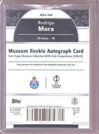 2024/25 Museum Collection UEFA Rookie Autograph #MRA-RM Rodrigo Mora Auto 06/50