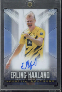 2020 Topps Chrome BVB Erling Haaland Borussia Dortmund On Card Autograph /25 #CBDA-EH