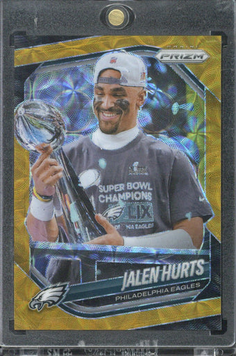 compare product 2025 Panini Prizm Jalen Hurts Gold Choice /10 #228
