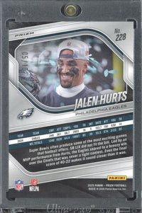 2025 Panini Prizm Jalen Hurts Gold Choice /10 #228