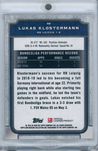 2020 Topps Soccer Museum #59 Lukas Klosterman 1/1