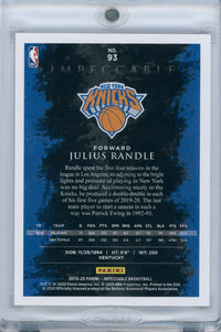 2019/20 Panini Basketball Impeccable #93 Julius Randle 1/1