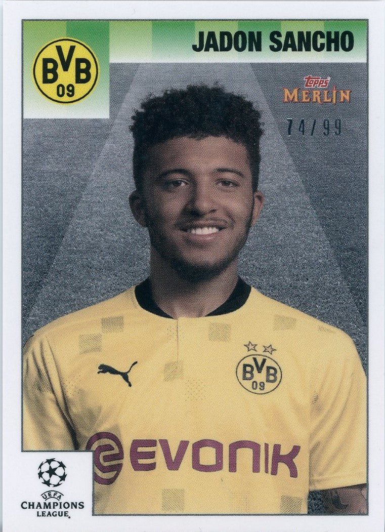 2020/21 Topps Soccer Heritage '95 #23 Jadon Sancho 74/99
