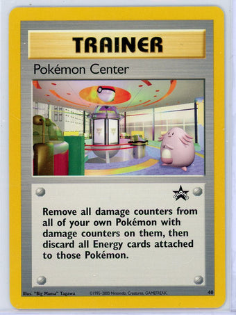 compare product Pokemon Center WoTC Promo 2000 Pokemon Black Star Promo #40 LP/NM