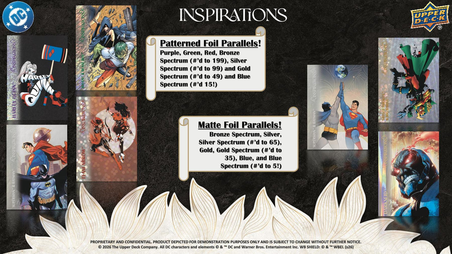 2025 Upper Deck Inspirations The World of DC Hobby