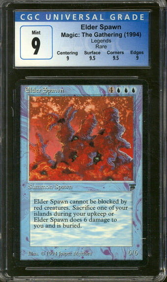 compare product 1994 Magic the Gathering Legends Elder Spawn CGC 9