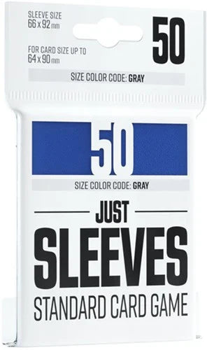 compare product Just Sleeves - Standard Card Game Blue (50 Count Pack)