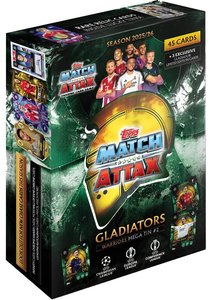 2025/26 Topps Match Attax UEFA Champions League Soccer Mega Tin