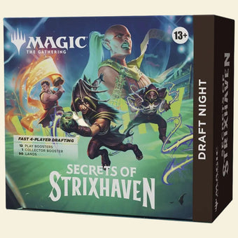 compare product Magic the Gathering Secrets of Strixhaven Draft Night Box