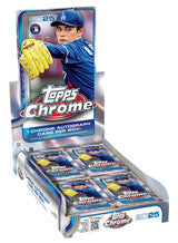 compare product 2025 Topps Chrome Baseball Hobby 12 Box Case