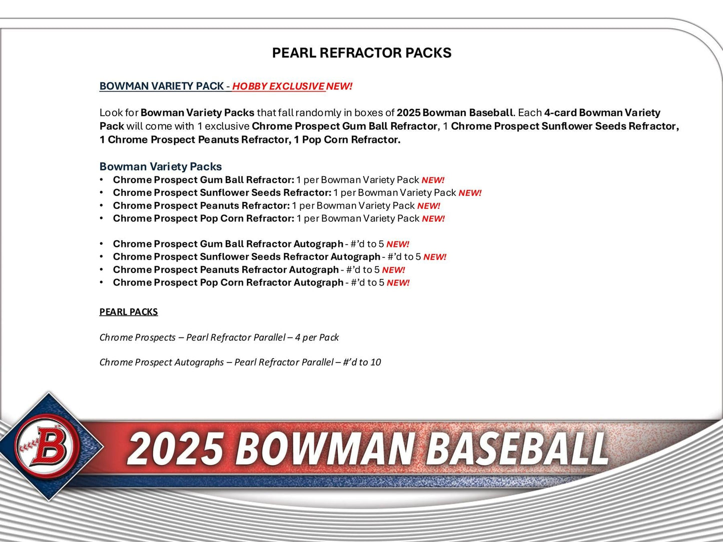 2025 Bowman Baseball Hobby Pack