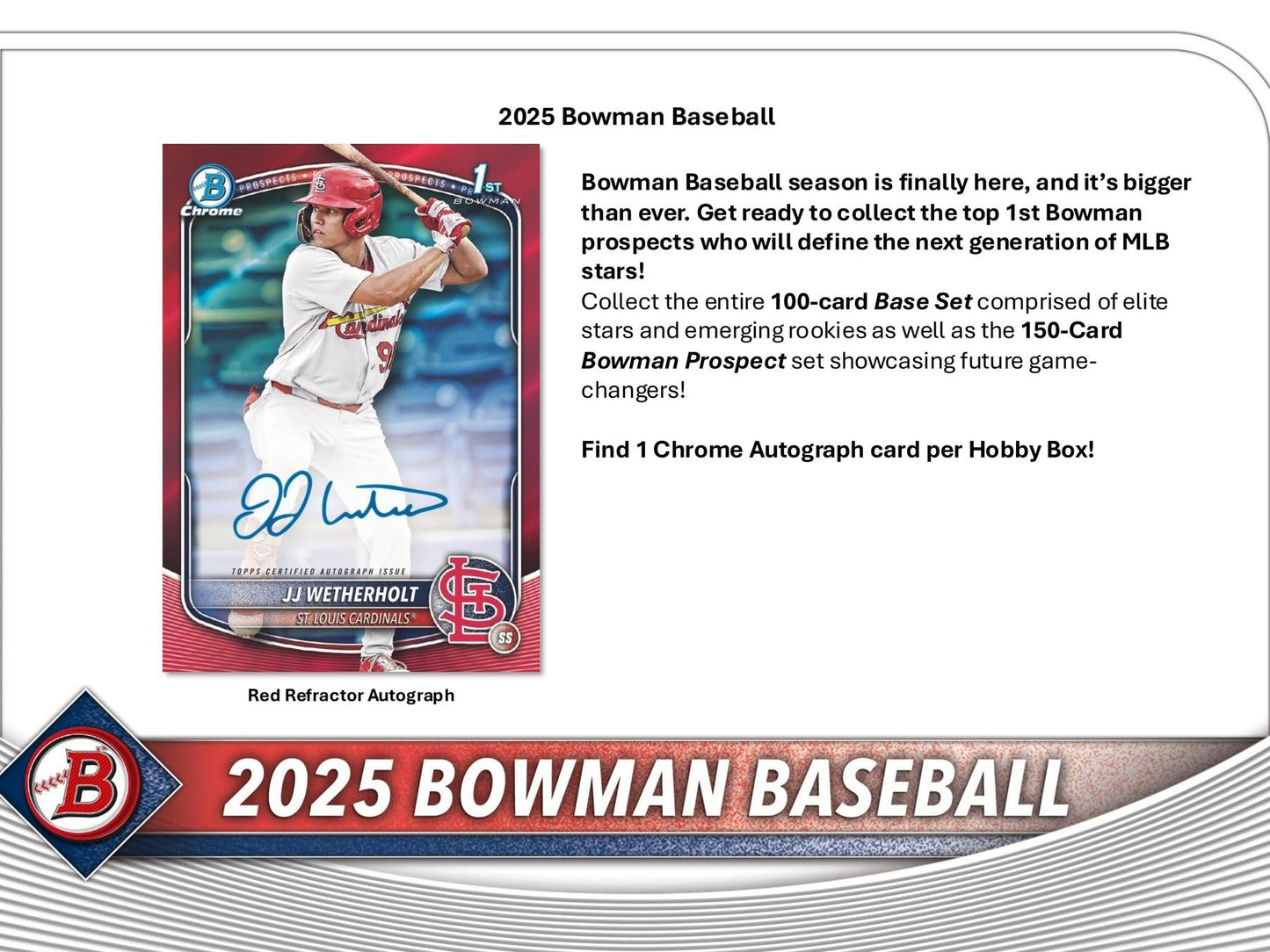 2025 Bowman Baseball Hobby Pack