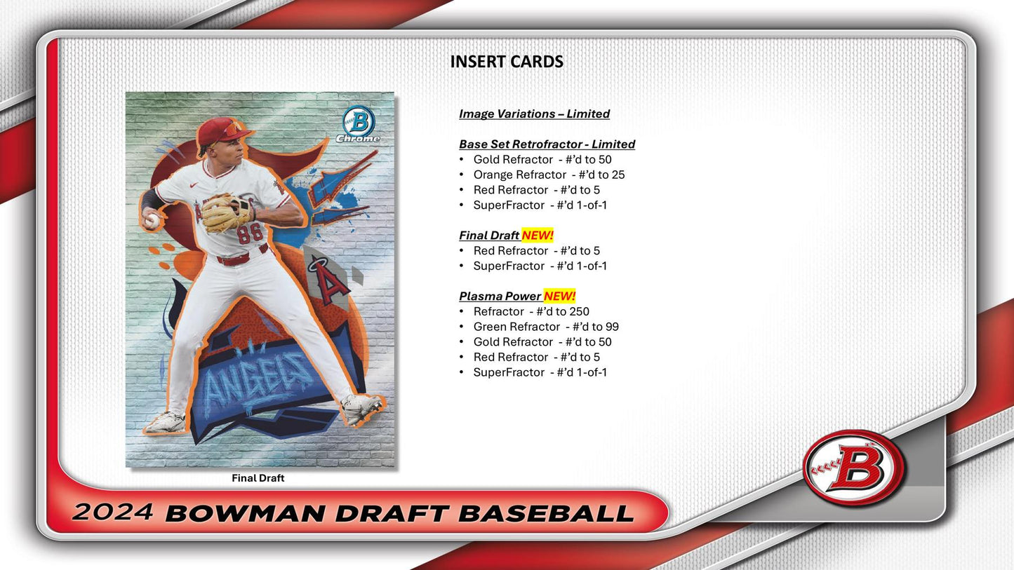 2024 Bowman Draft Baseball Super Jumbo Pack