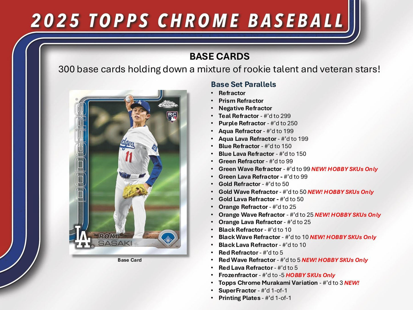 2025 Topps Chrome Baseball Hobby