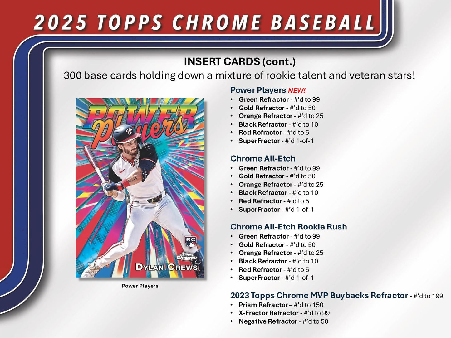 2025 Topps Chrome Baseball Hobby