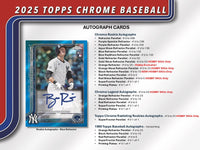 2025 Topps Chrome Baseball Hobby