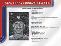 2025 Topps Chrome Baseball Mega