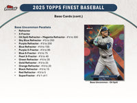 2025 Topps Finest Baseball Hobby Pack