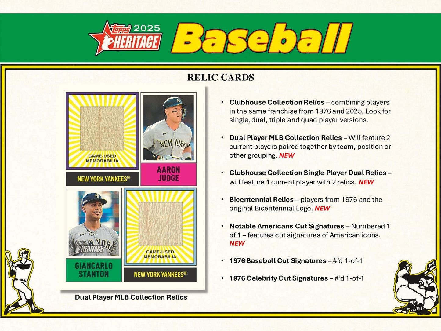 2025 Topps Heritage Baseball Hobby Pack
