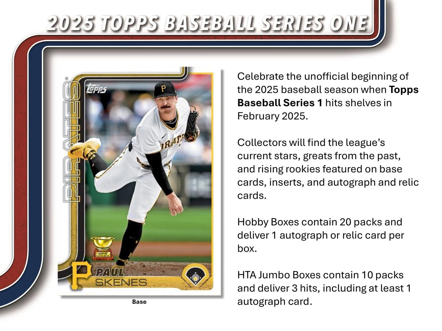 2025 Topps Series 1 Baseball Hobby Jumbo Pack
