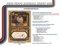 2025 Topps Series 1 Baseball Hobby Jumbo Pack