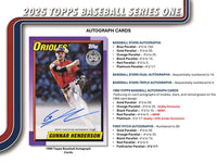 2025 Topps Series 1 Baseball Hobby Jumbo Pack