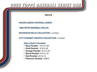 2025 Topps Series 1 Baseball Hobby Jumbo Pack