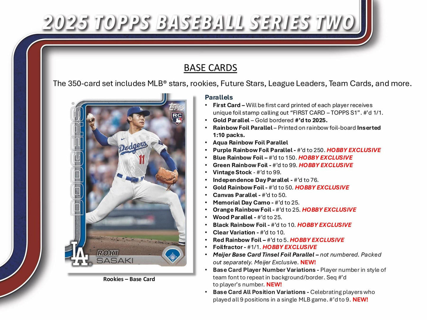 2025 Topps Series 2 Baseball Hobby