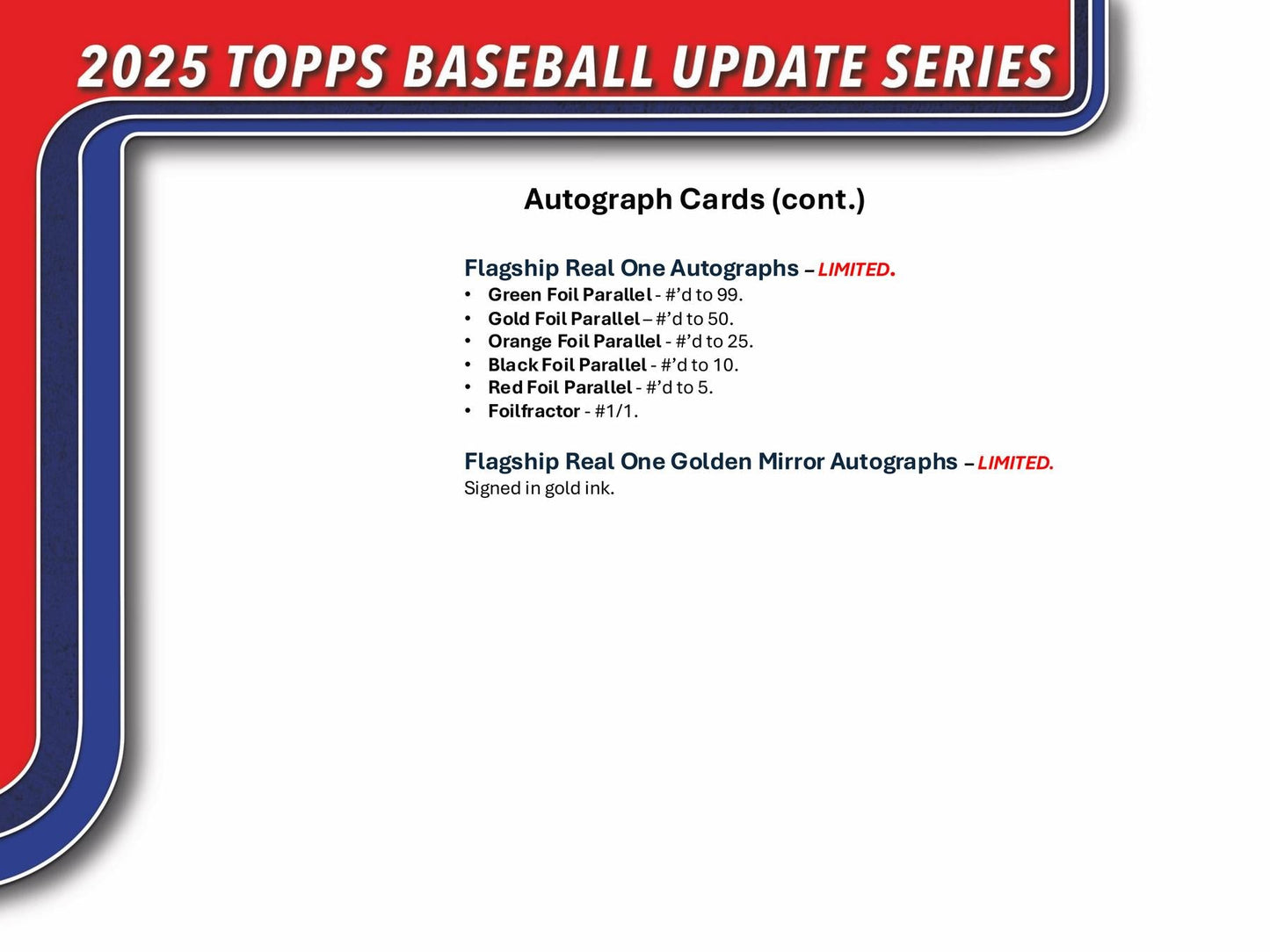 2025 Topps Update Series Baseball 7-Pack Blaster