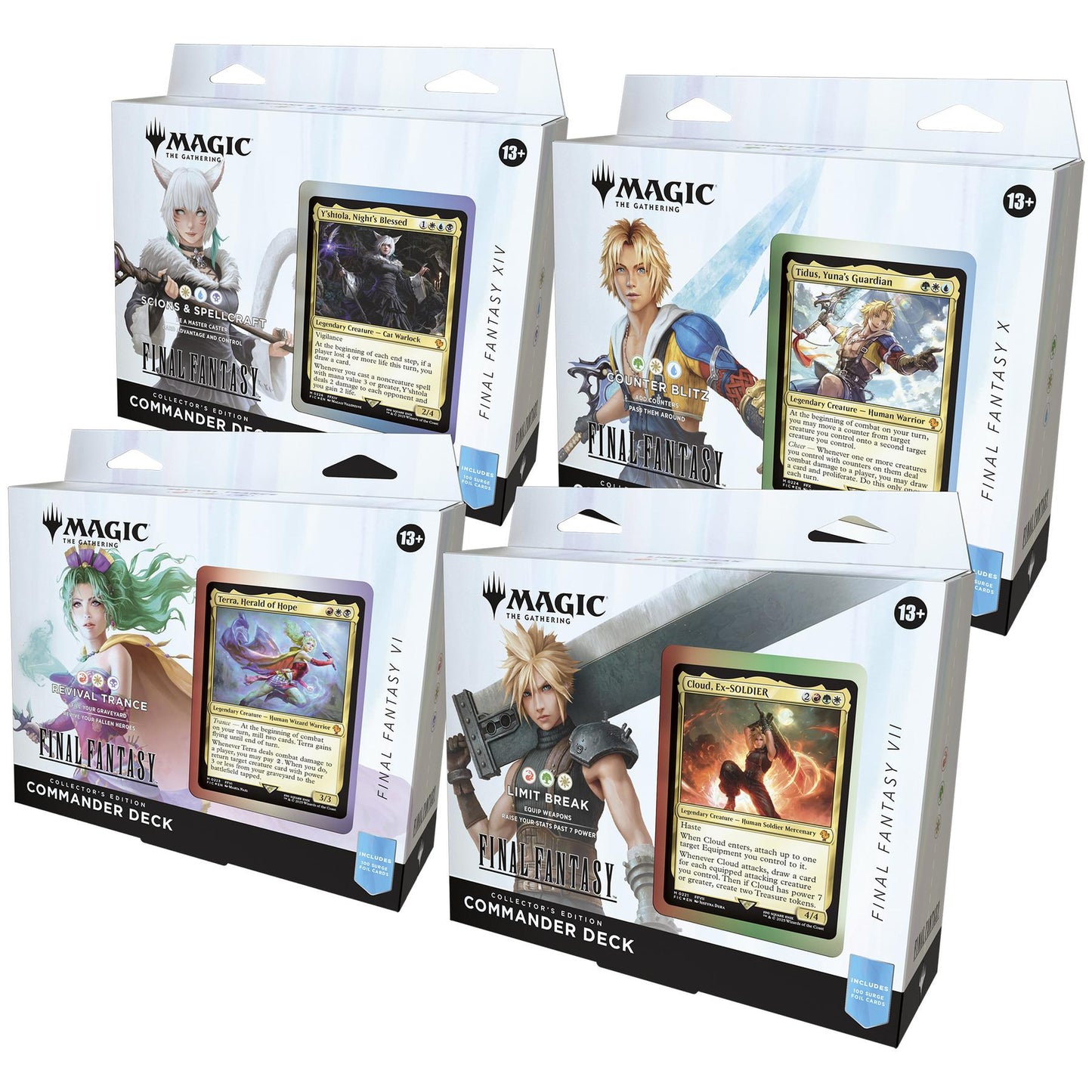 Magic the Gathering Japanese Final Fantasy Collector Commander Deck
