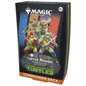 compare product Magic the Gathering Teenage Mutant Ninja Turtles Commander 4-Deck Case