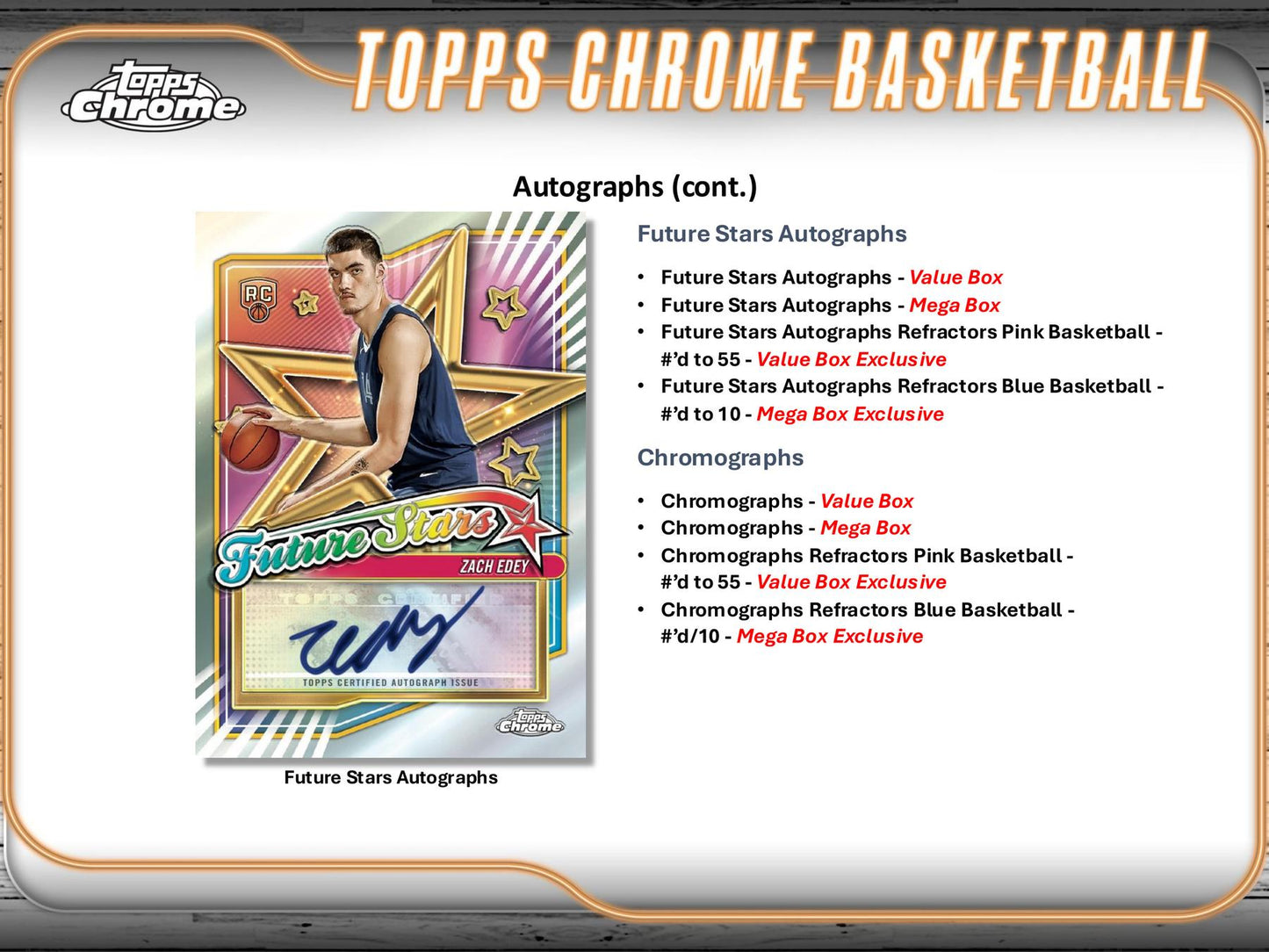 2024/25 Topps Chrome Basketball 8-Pack Blaster