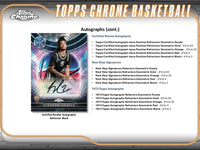 2024/25 Topps Chrome Basketball Breaker Delight