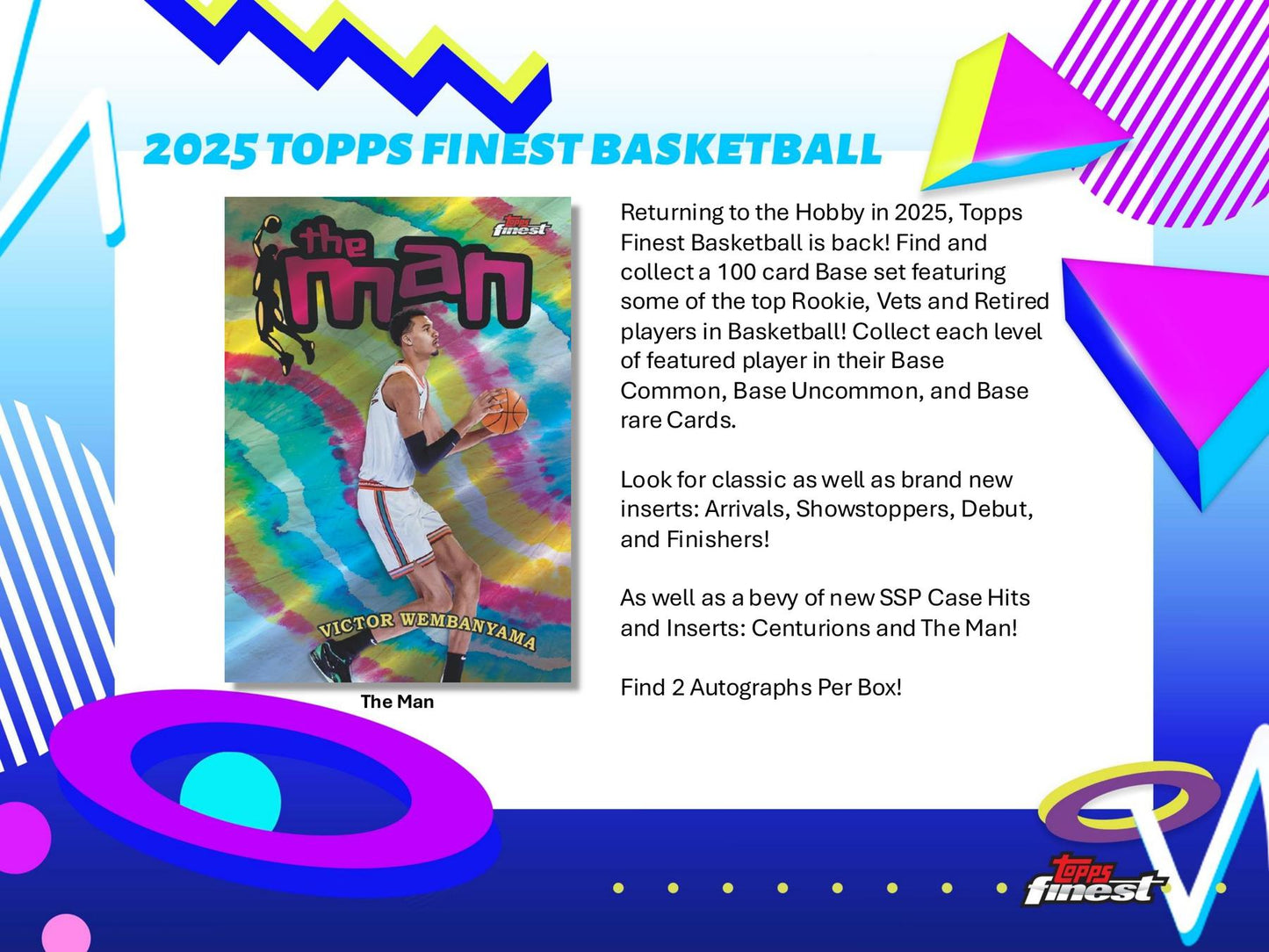 2024/25 Topps Finest Basketball Hobby