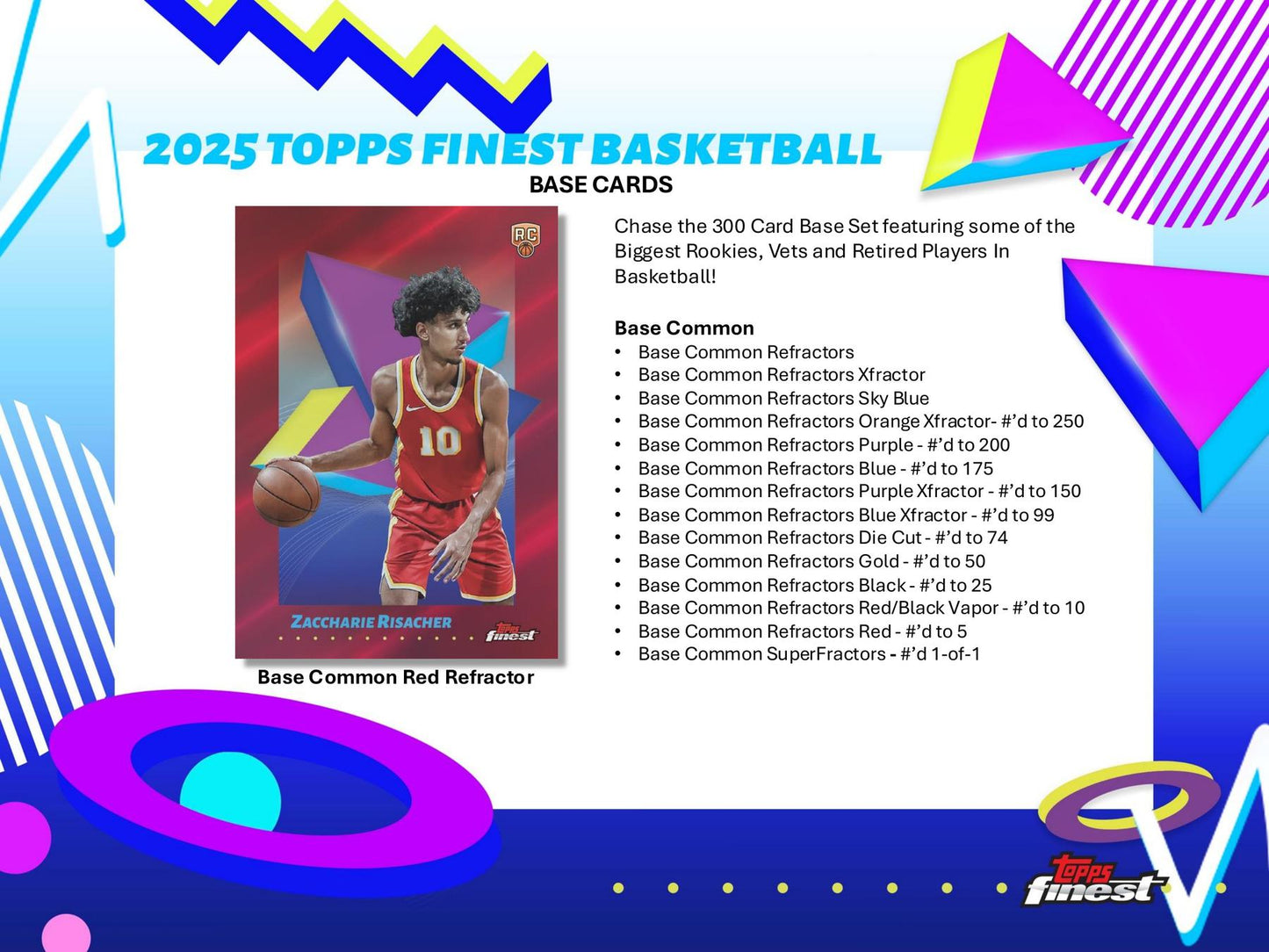 2024/25 Topps Finest Basketball Hobby