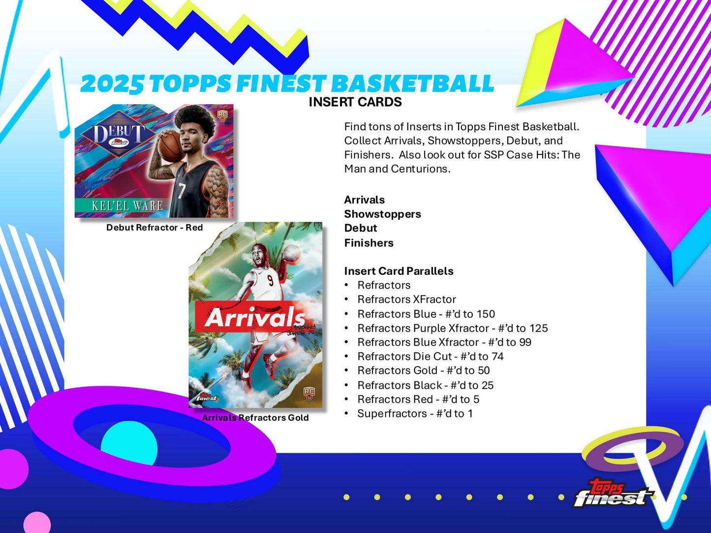 2024/25 Topps Finest Basketball Hobby