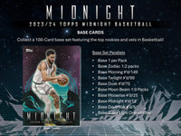 2023/24 Topps Midnight Basketball Hobby