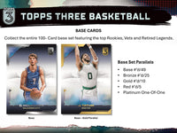 2023/24 Topps Three Basketball Hobby