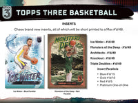 2023/24 Topps Three Basketball Hobby